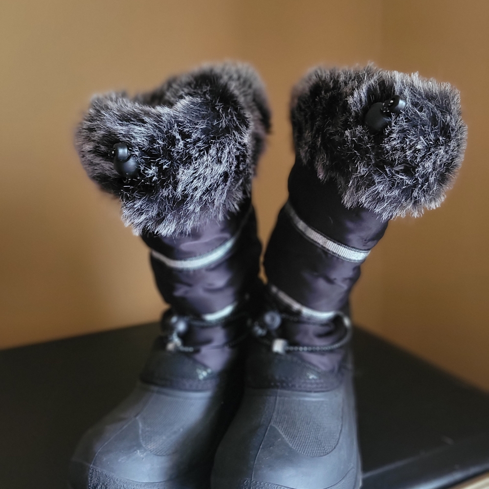 Faux Fur Trim Winter Boots
